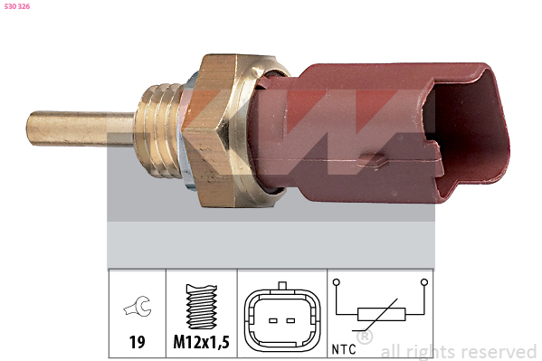 Senzor,temperatura lichid de racire 530 326 KW